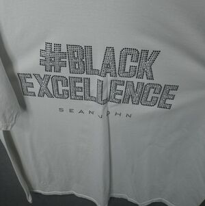 Sean John women's '#Black Excellence' whiT-shirt